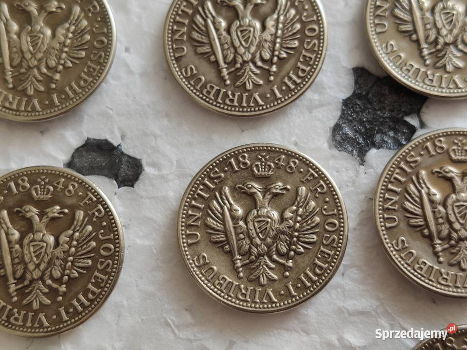 Guziki wojskowe FrJoseph Viribus Unitis Austria Lębork