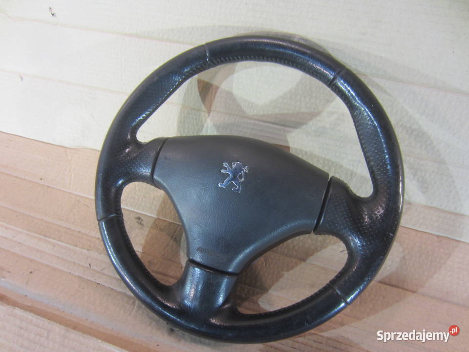 kierownica airbag peugeot 206 fl skórzana Wyposażenie wnętrza Szczecin
