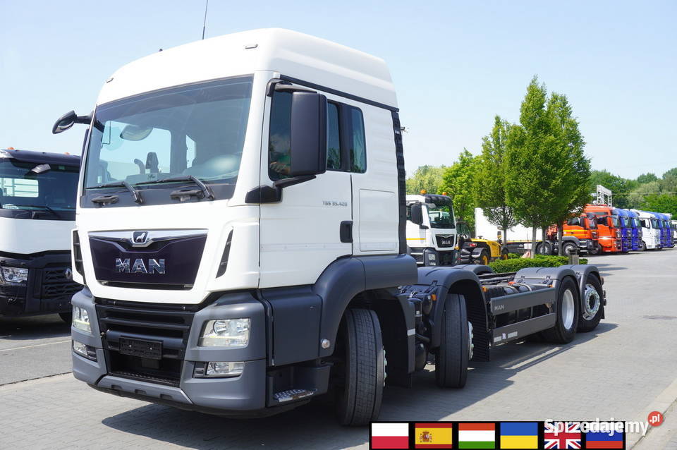 MAN TGS 35420 8x2 Rama 64 m 3 osie skrętne230841 automatyczna Samochody ciężarowe Kraków