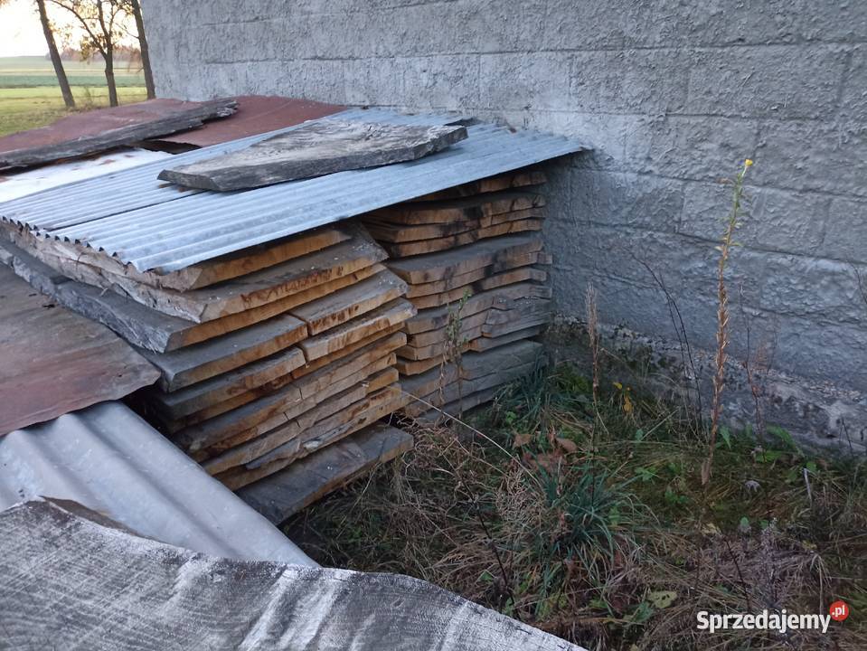Deski dębowe i sosnowe 5mm 4mm 32mm Kazanów sprzedam