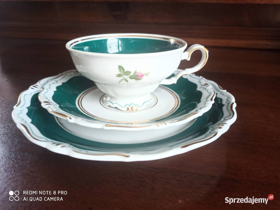 Filiżanka z talerzykiem deserowym Eisenberg Syg pomorskie Gdańsk