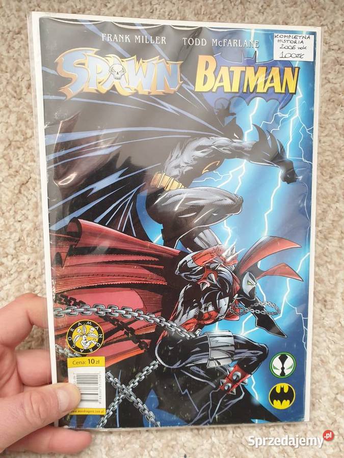 Spawn Batman Miller McFarlane Mandragora 2006 Gdynia