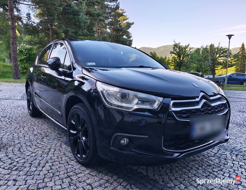 Citroen DS 4 crossbeck 20 HDi 163 salon polska gniazdo AUX DS4 małopolskie Stary Sącz