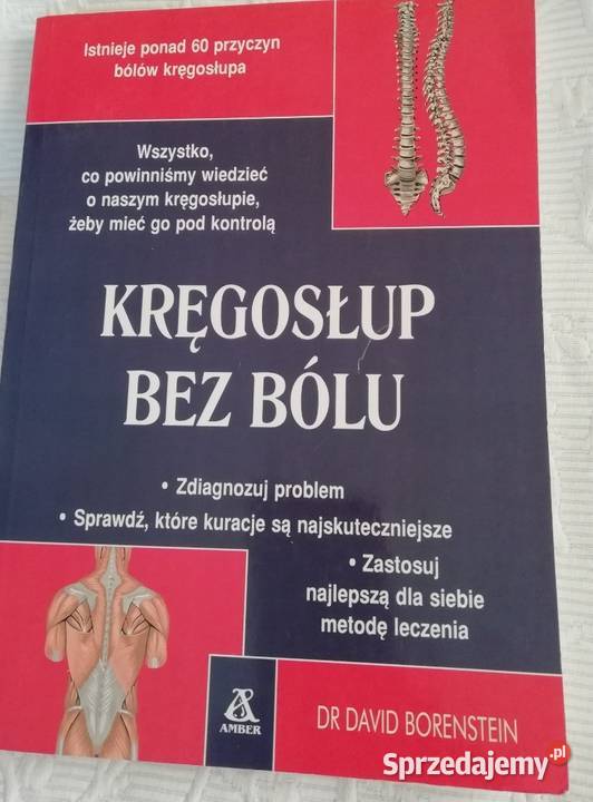 KRĘGOSŁUP BEZ BÓLU BORENSTEIN DAVID Poradniki, albumy i reportaże