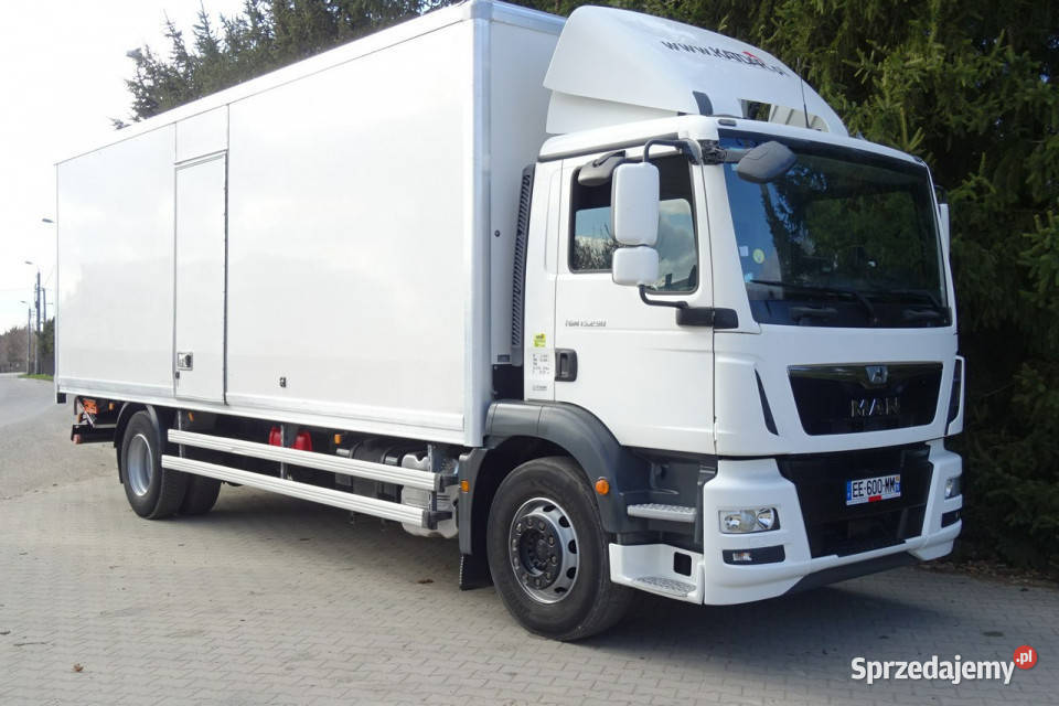 MAN TGM 15290 Euro 6 kontener 18 palet winda pełny VAT Góra Kalwaria