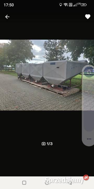 Zbiornik silos kosz przesyłowy Kutno sprzedam