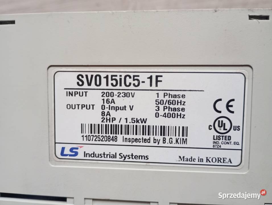 Falownik LS ic5 przemiennik czestotliwosci Myszków