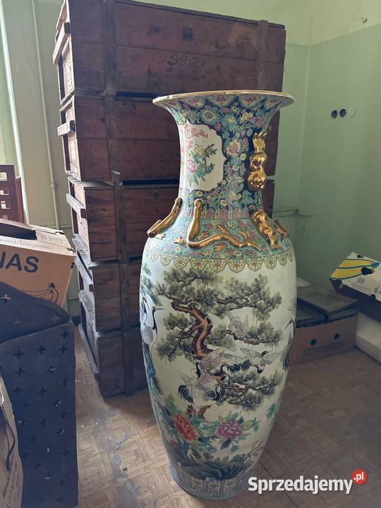 Ogromny porcelanowy dzban 134 wazon amfora antyk Międzylesie