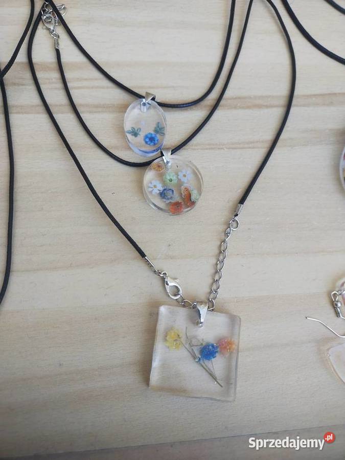 Wisiorek z żywicy Zegarki i Biżuteria Kujawy sprzedam