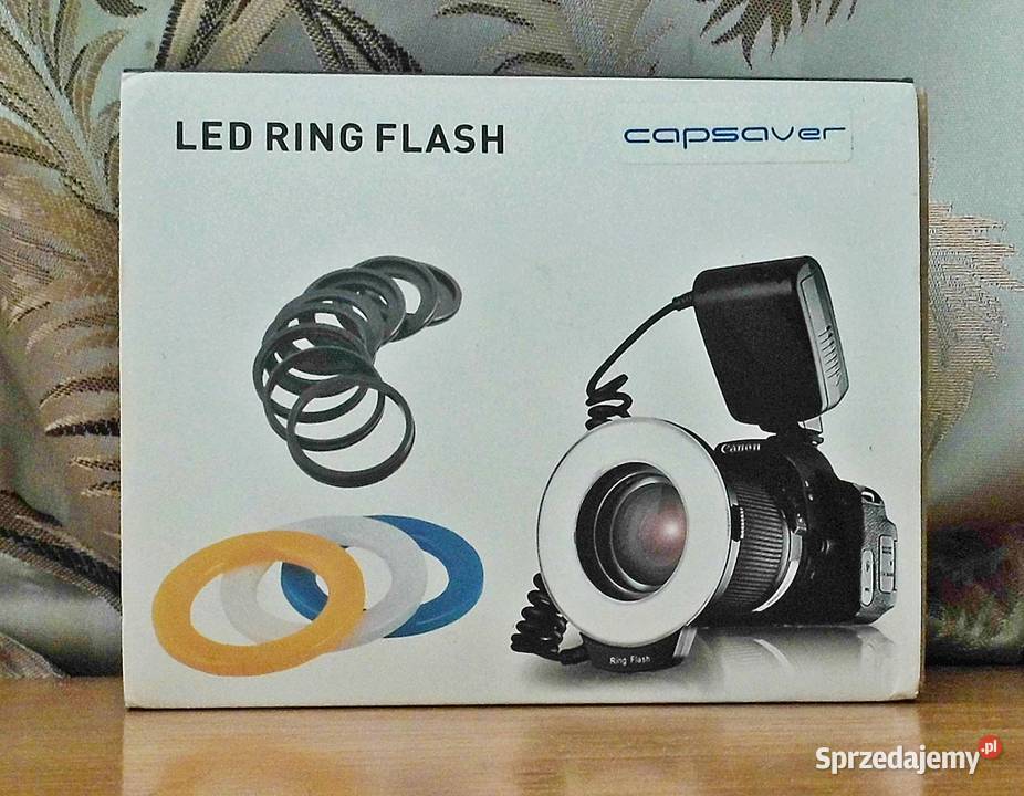 Lampa pierścieniowa LED Capsaver RF 550D Canon Akcesoria Warszawa