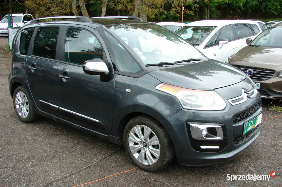 Citroen C3 Picasso 14 E 100 Mały przebieg super szary Piła