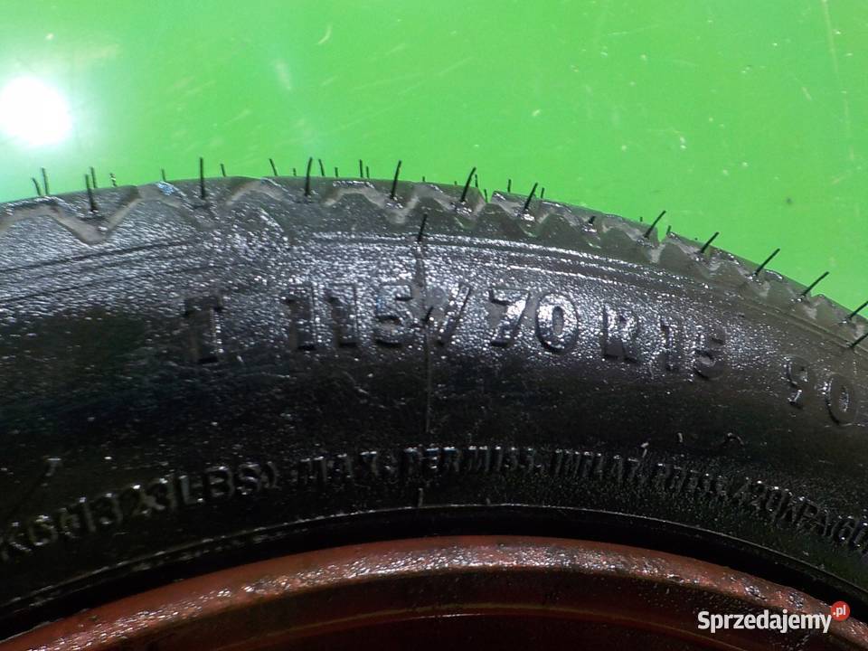 PEUGEOT 207 kolo dojazdowe 1157015 4x108 Średnica 15" mazowieckie Suków