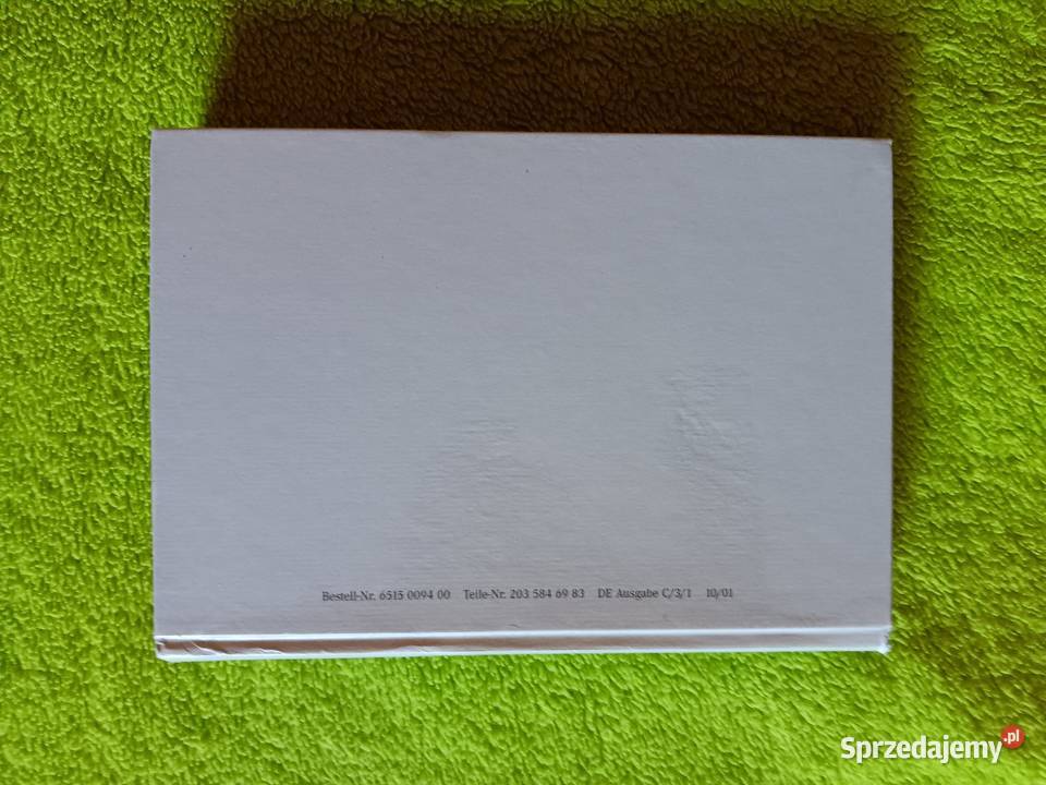 Instrukcja obsługi Mercedes Klasy C W210 śląskie Katowice