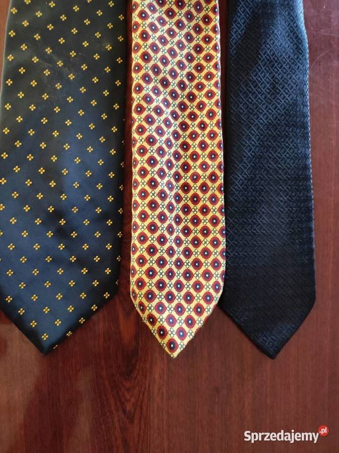 jedwabny krawat 3 sztuki męski zwis modny Odzież wyjściowa świętokrzyskie Kielce