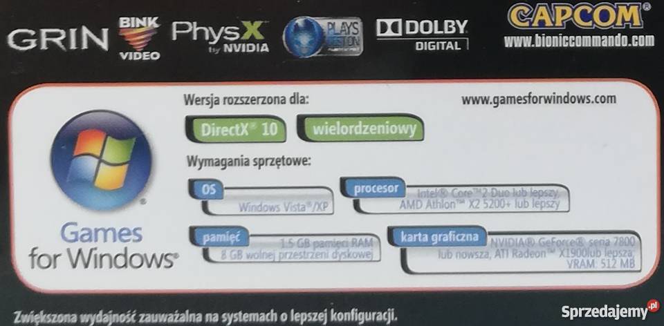 Bionic Commando PC Łódź