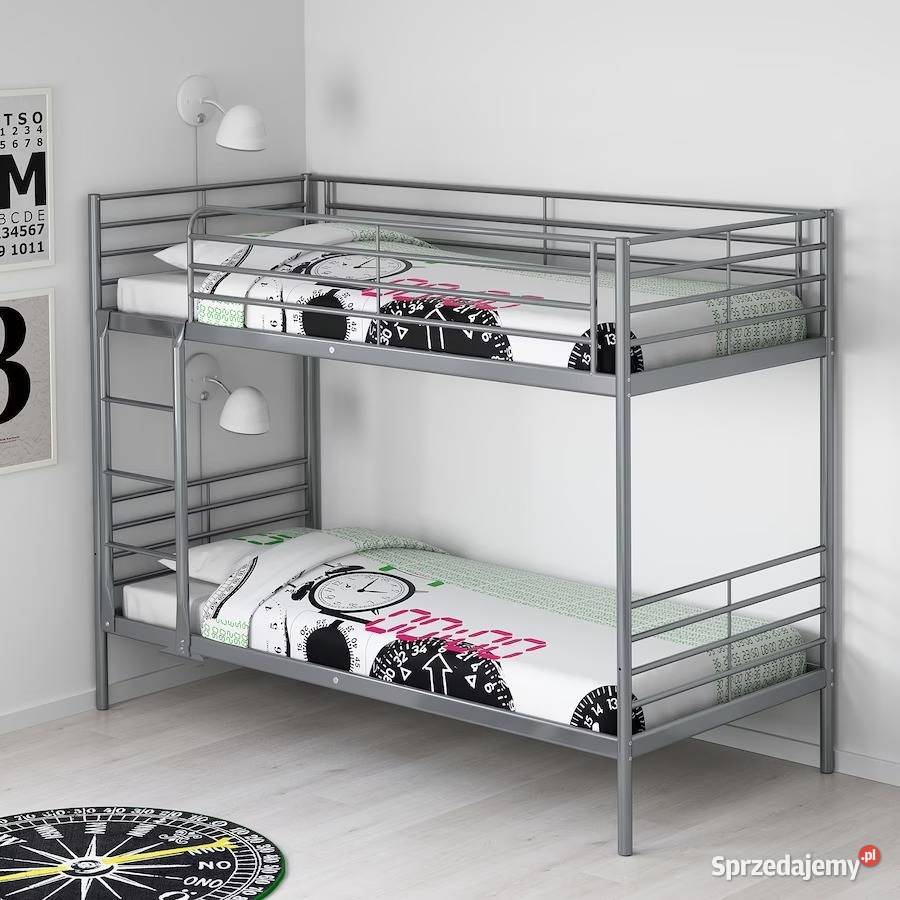 Łóżko metalowe IKEA, rama, mało używane, idealny stan