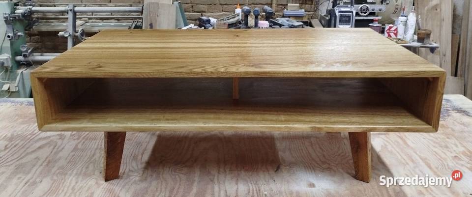 Stolik kawowy lite drewno dębowe Postolice