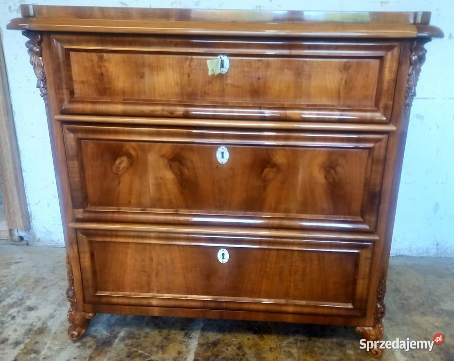 Komoda czereśniowa politurowana dolnośląskie
