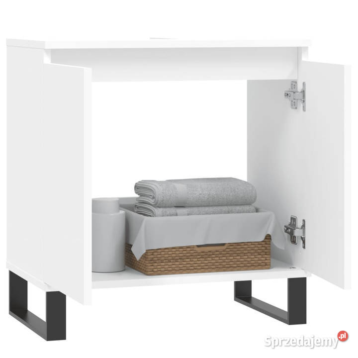 Szafka łazienkowa biała 58x33x60 materiał mazowieckie Warszawa