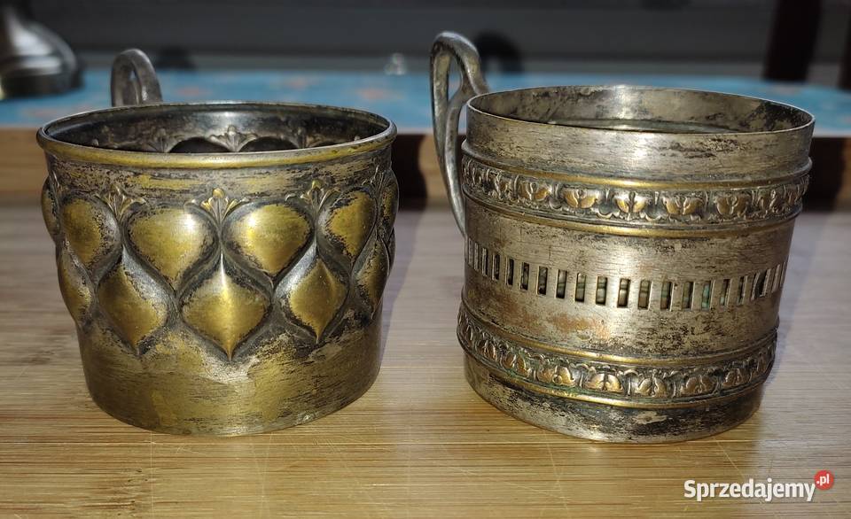 Stare uchwyty do szklanek 2 sztuki Warszawa