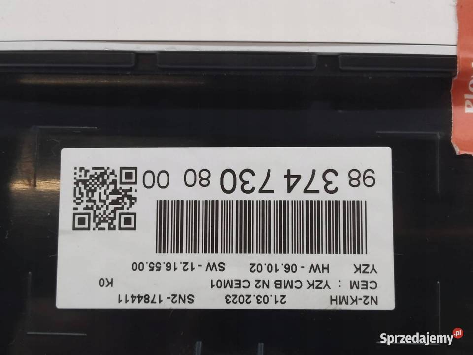 LICZNIK 9837473080 20 D Toyota ProAce II 2016