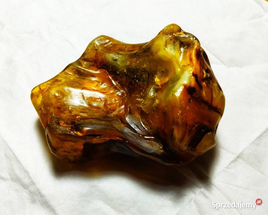Bryłka bursztynu ok66 gram lubelskie Lublin