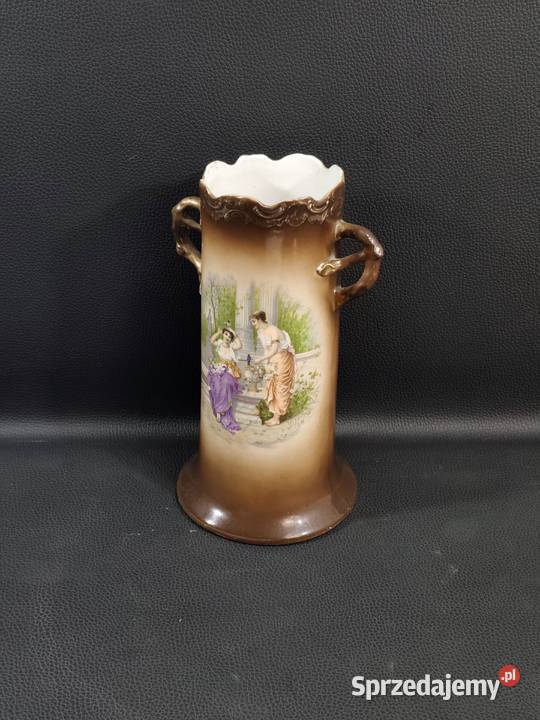 Wazon Ceramiczny Carl Tielsch łódzkie Poddębice
