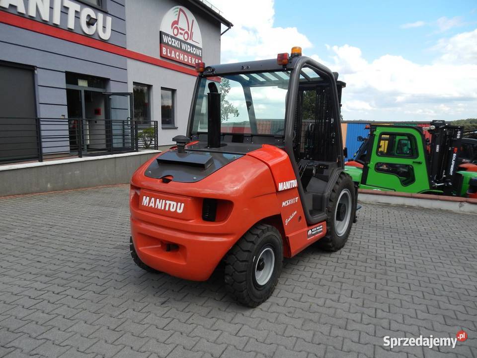 Terenowy wózek widłowy Manitou MSI30T Triplex Mogilany