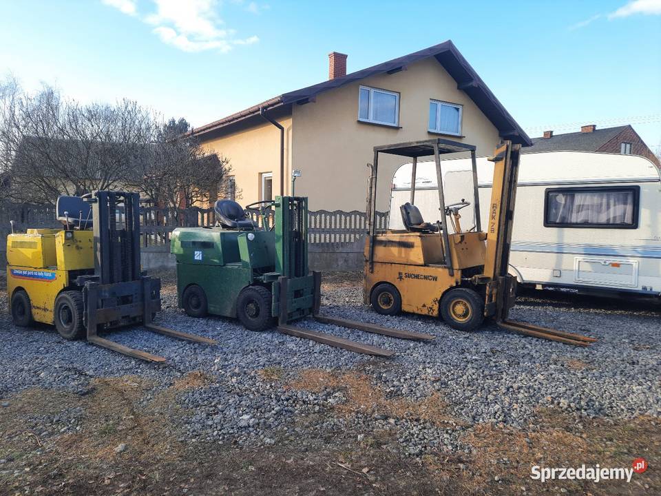 Wózek widłowy rak Suchedniów silnik Ursus C330 Złoczew