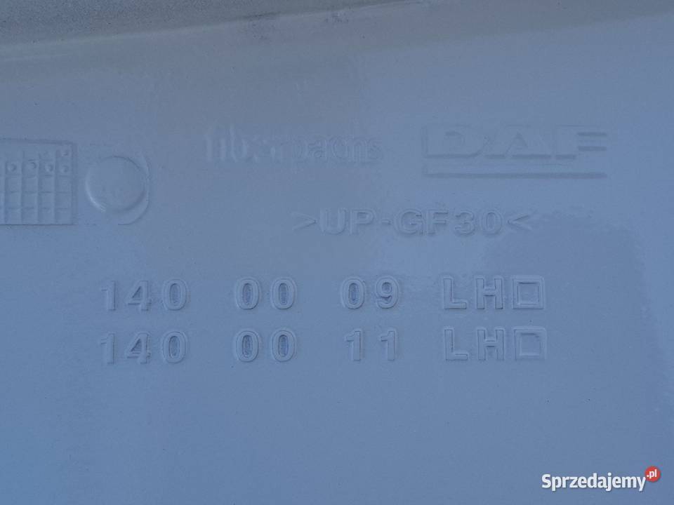 DAF XF 105 NAROŻNIK KABINY LEWY POLIK OWIEWKA lubuskie Bieleń sprzedam