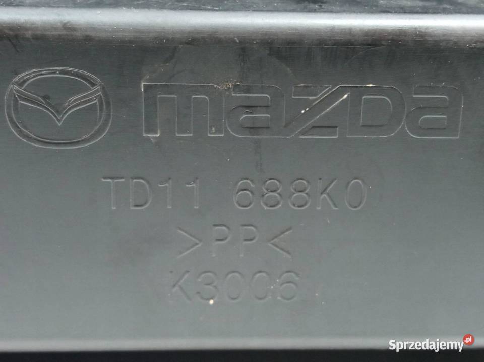 UCHWYT NA KUBEK KOMPLET TD11688K0 TD11688J0 Rok produkcji 2007