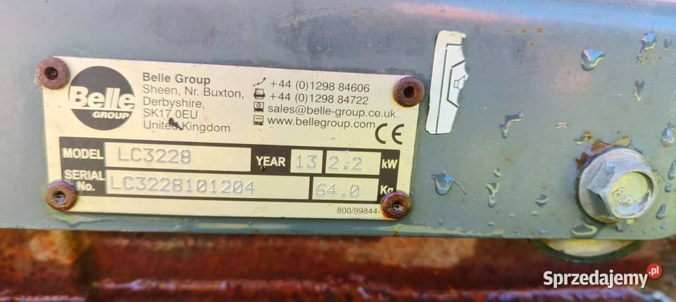 Zagęszczarka ubijarka Belle silnik Honda 65 Namysłów