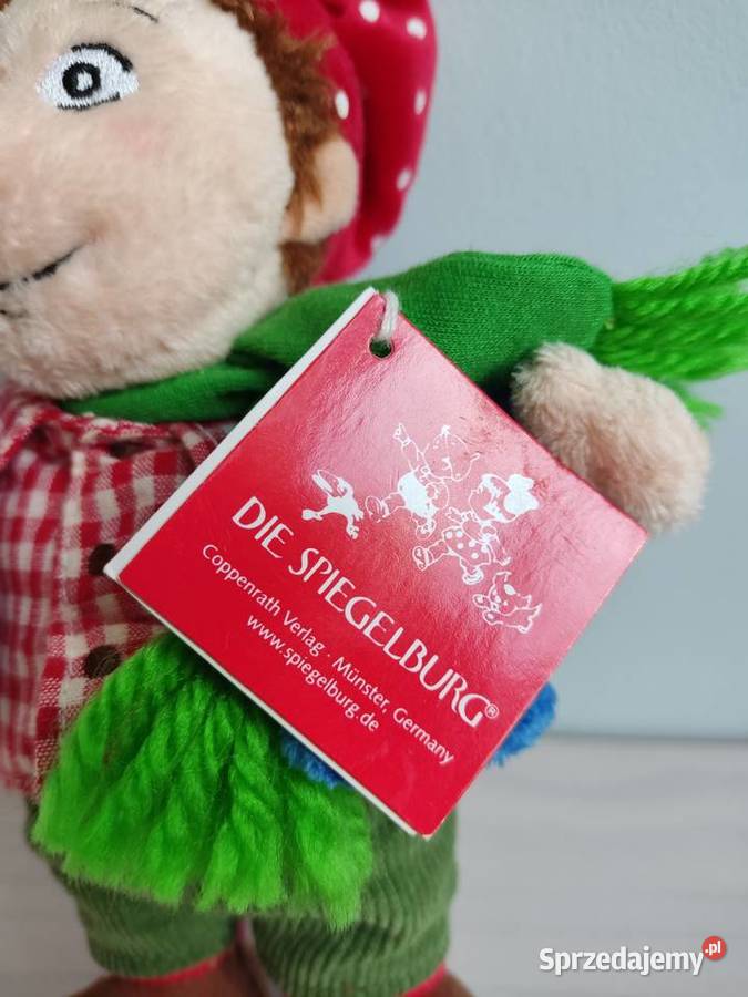 Maskotka pluszowa krasnal wigilijny elf Maskotki opolskie Głuchołazy