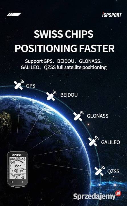 licznik rowerowy bezprzewodowy GPS IGPSPORT śląskie Zawiercie
