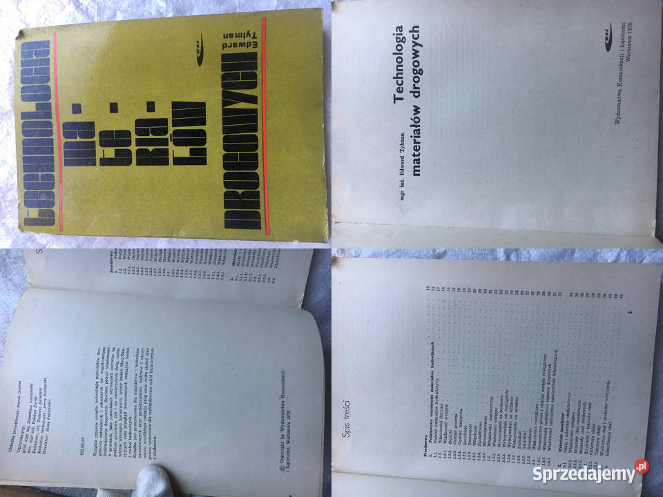 Technologia materiałów drogowych Łęczyca sprzedam