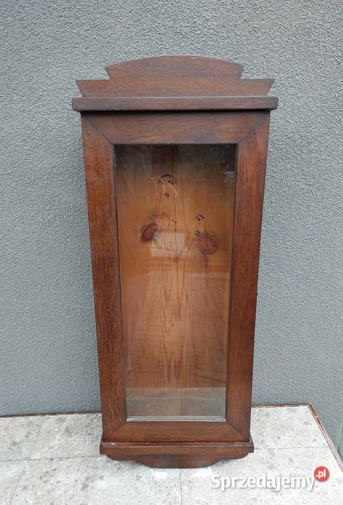 Szafka witrynka z obudowy starego przedwojennego Tczew