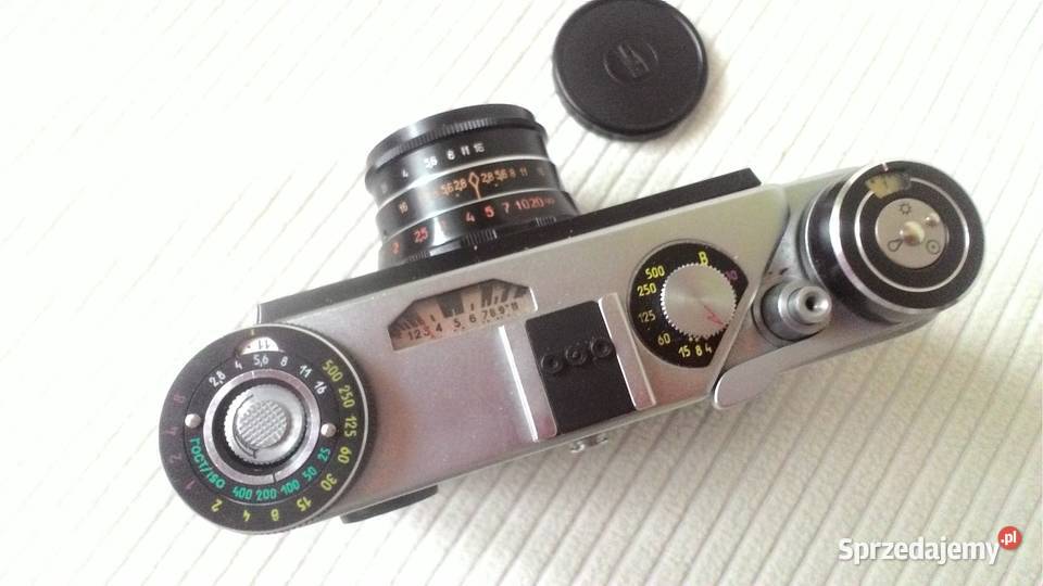 Aparat Fotograficzny FED 5C skórzanym futerał