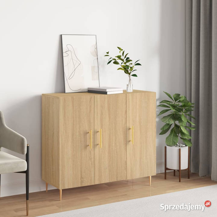 Szafka dąb sonoma 90x34x80 materiał Warszawa