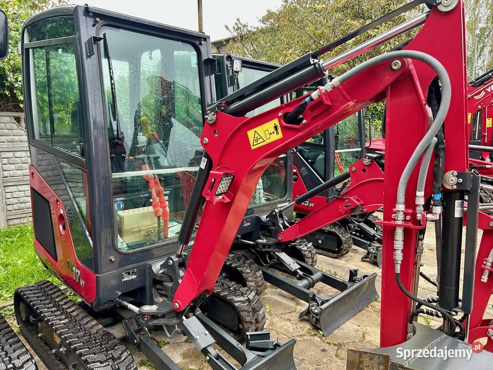 Nowa minikoparka YANMAR SV17VT z głowicą pełny VAT
