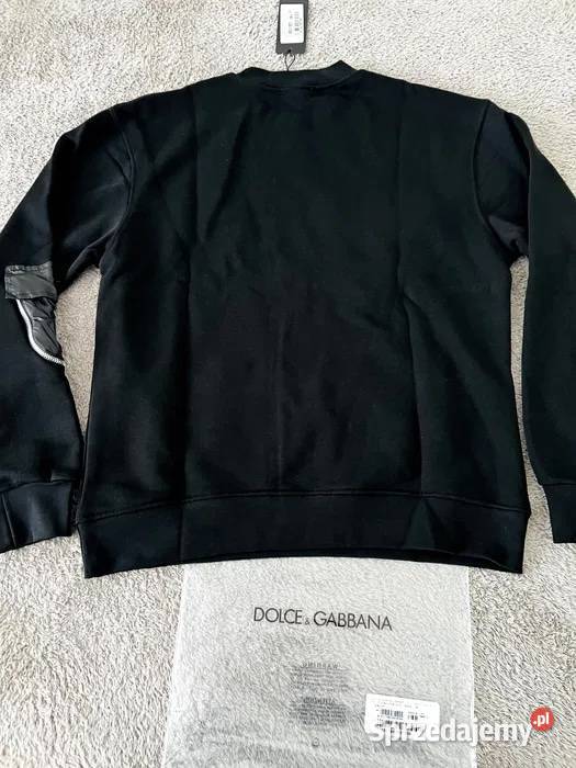 Nowa Bluza Dolce Gabbana DG Black Pocket org