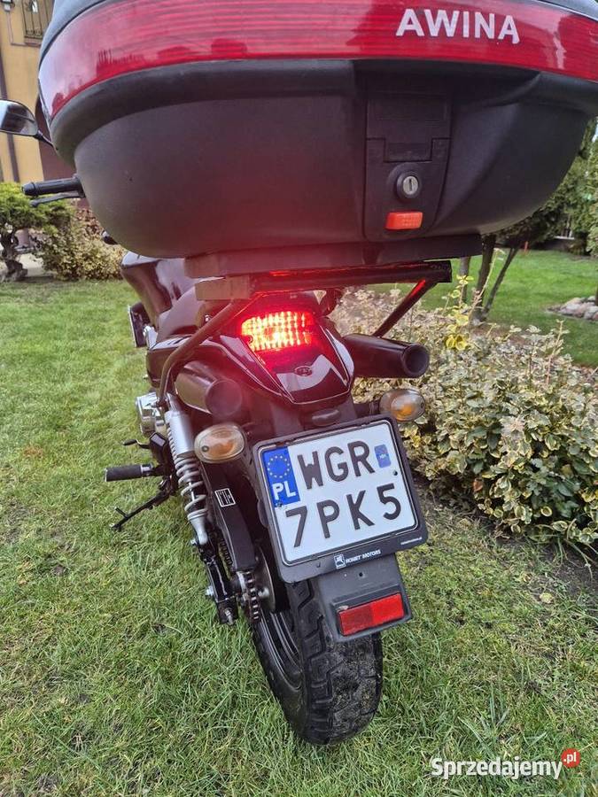 Junak M25 Raptor 250cc chlodzony cieczą kufer kufry Ciechanowiec sprzedam