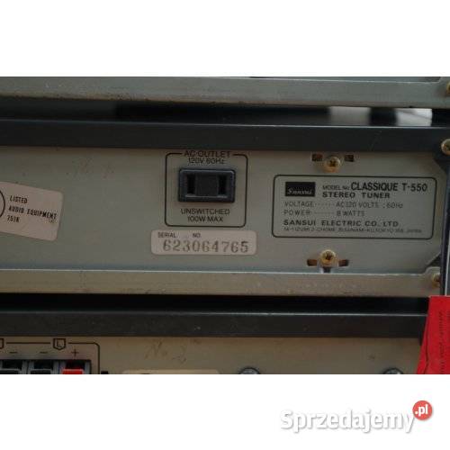 Sansui Classique A550 T550 D55M JAPONIA Vintage