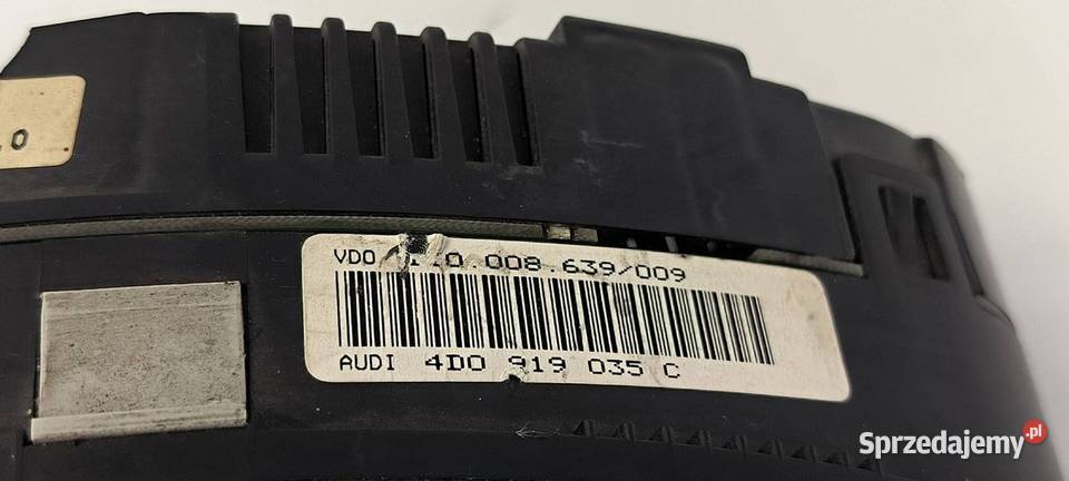 LICZNIK ZEGAR AUDI A8 D2 4D0919035C Lipno