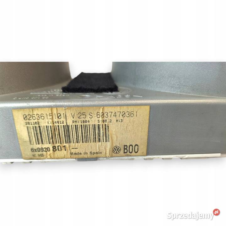 LICZNIK ZEGARY 6X0920801 VW Lupo 10 8V 14 16V Chełm