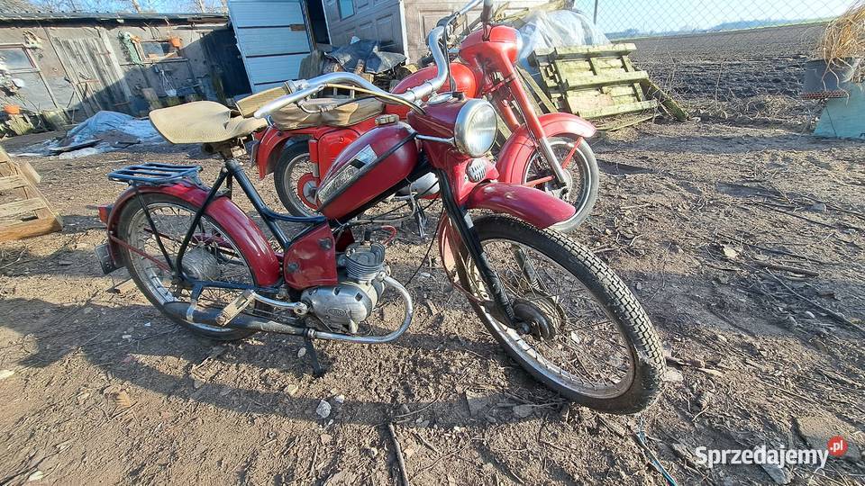 Java CZ 175 1962 i komar sztywniak mr232 pakiet Motocykle, skutery, quady warmińsko-mazurskie Iława