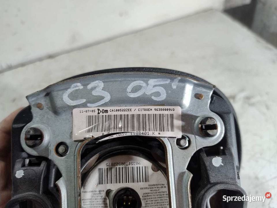 AIRBAG PODUSZKA POWIETRZNA KIEROWCY CITROEN C3 I