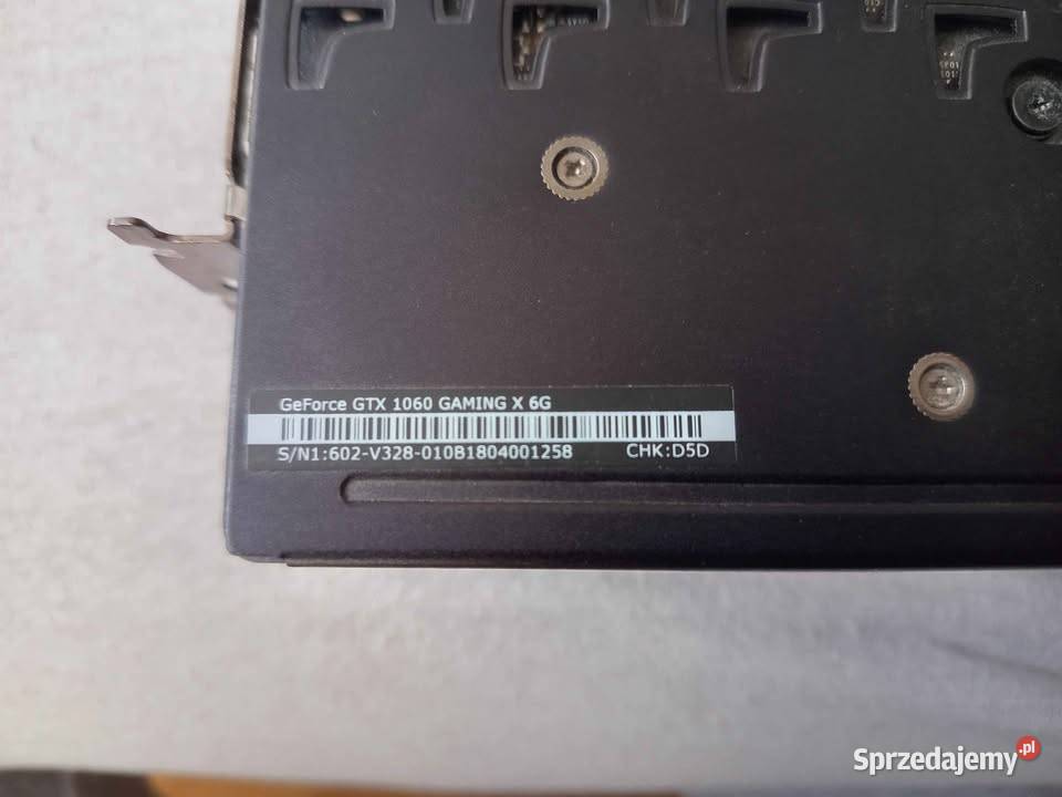GTX 1060 6 GB karty Góra Puławska