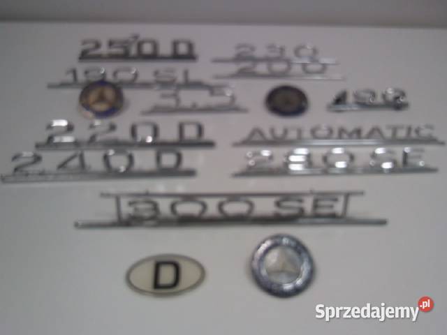 MercedesBenz 220D240D W 115W 123 znaczek na Lublin