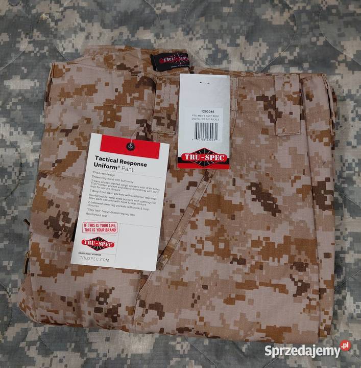 Spodnie ACU Truspec digital desert XLS Militaria Wrocław