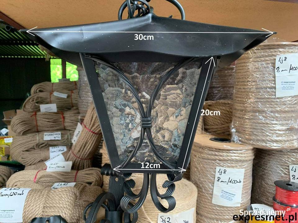 PIĘKNY DUŻY KINKIET WISZĄCY lampa zewnętrzna Zgorzelec